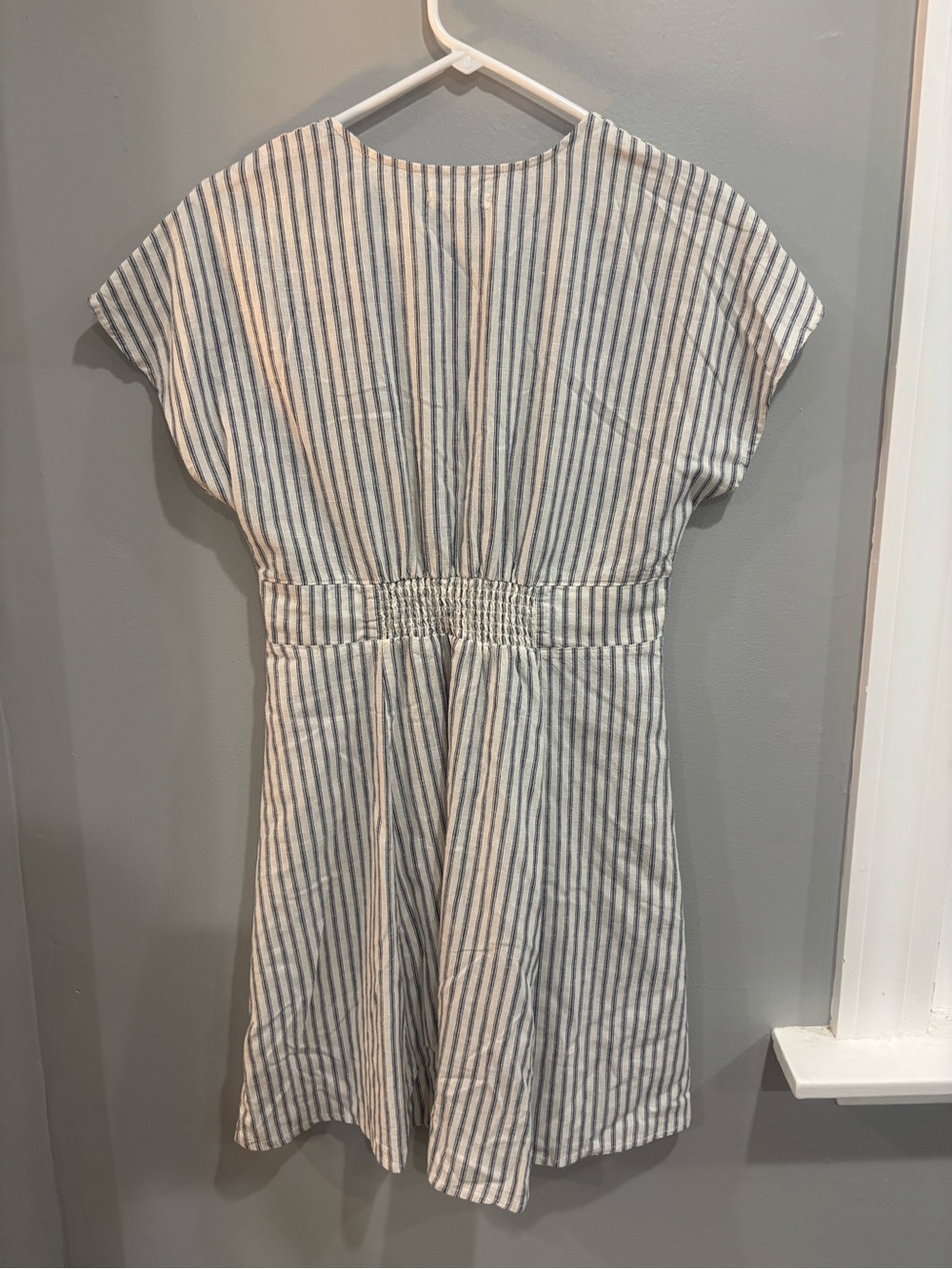 Marine Layer Camila Mini Dress Striped Small Hemp Blend Beachy Summer Preppy - Picture 11 of 16